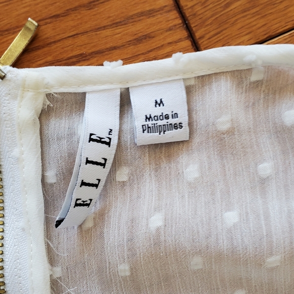 White Sleeveless top - ELLE - Picture 3 of 6